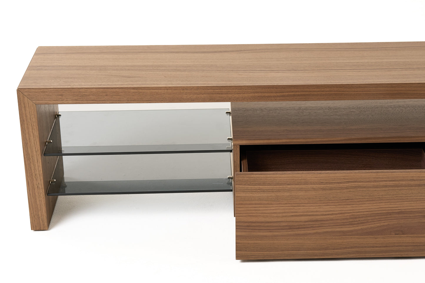 Modrest Loreta Modern Walnut TV Stand