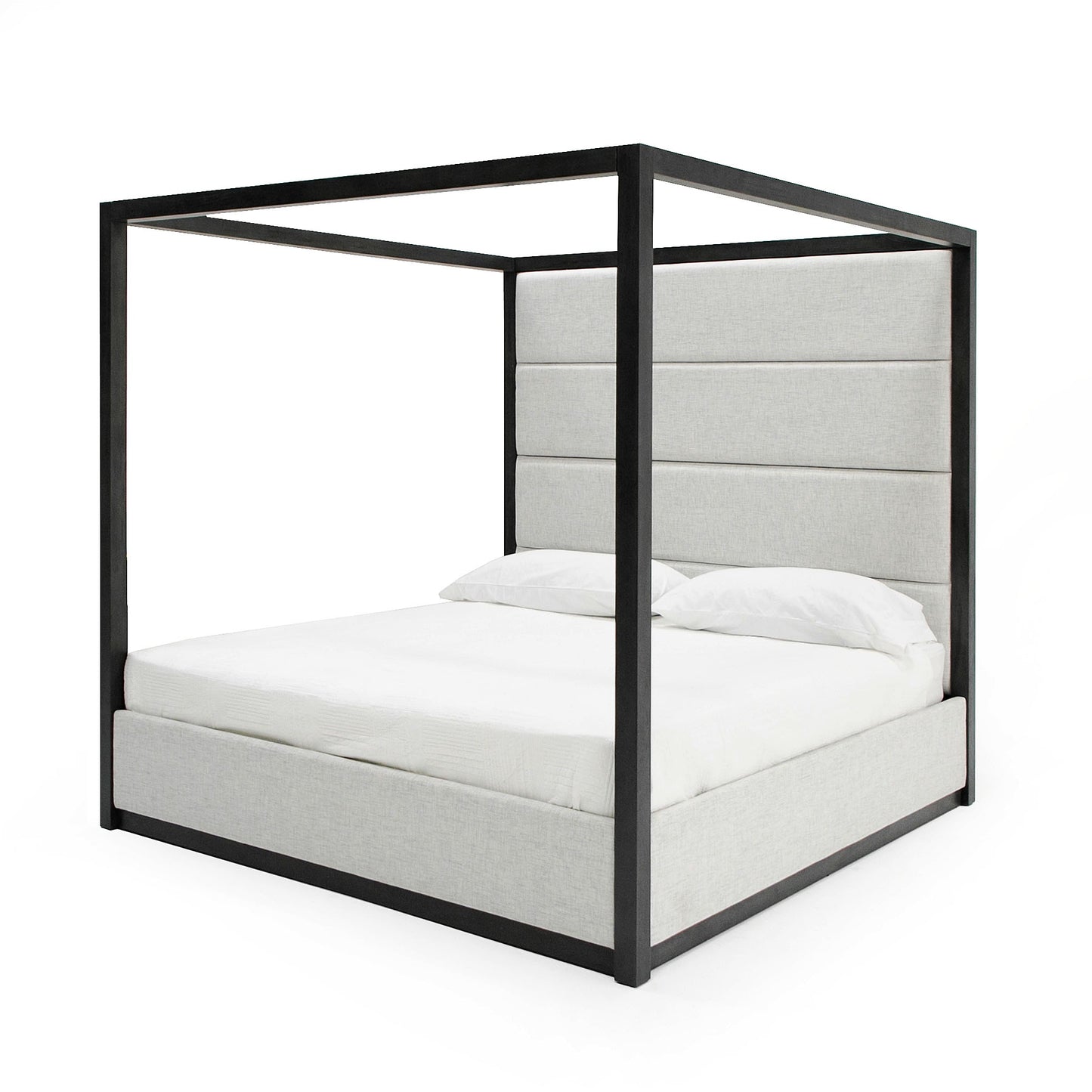 Modrest Manhattan- Contemporary Canopy Grey Bedroom Set
