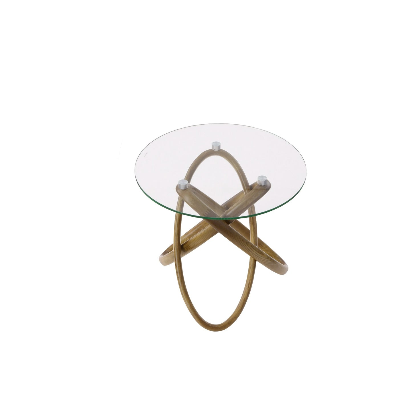 Modrest Mason Modern Class Walnut Side Table