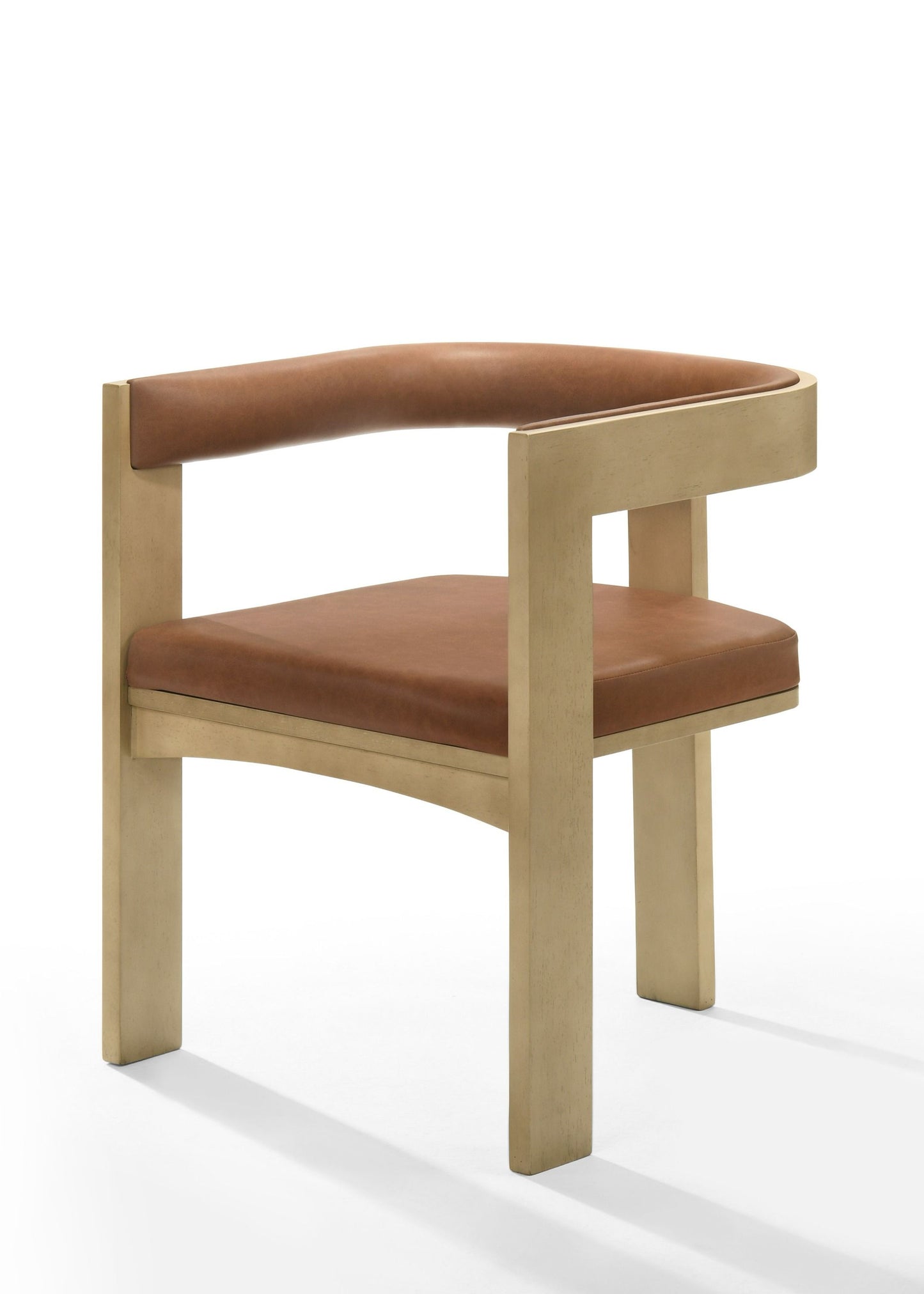 Modrest Oshana Modern White Oak Dining Set