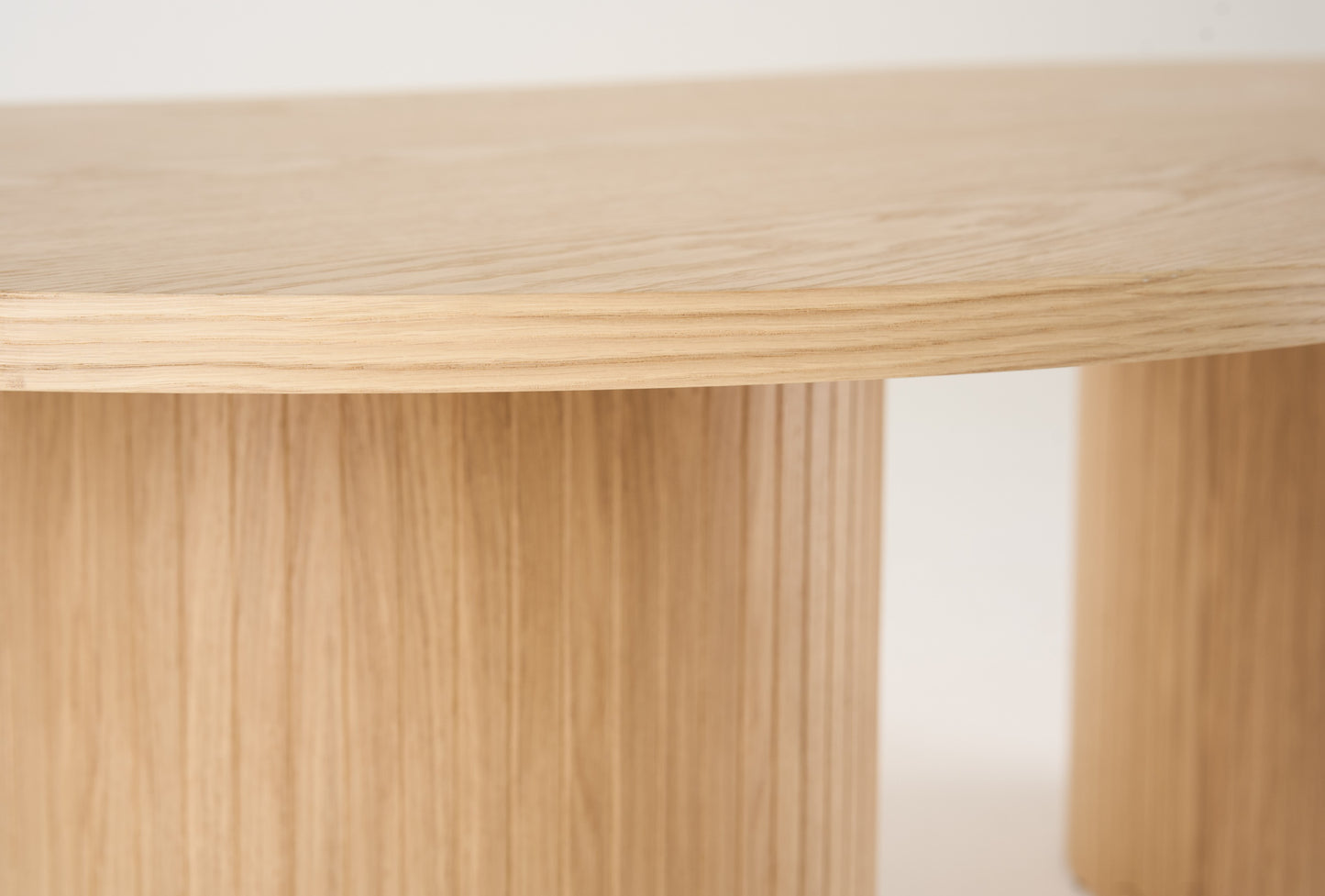 Modrest Miami Modern Natural Oak Oval Dining Table