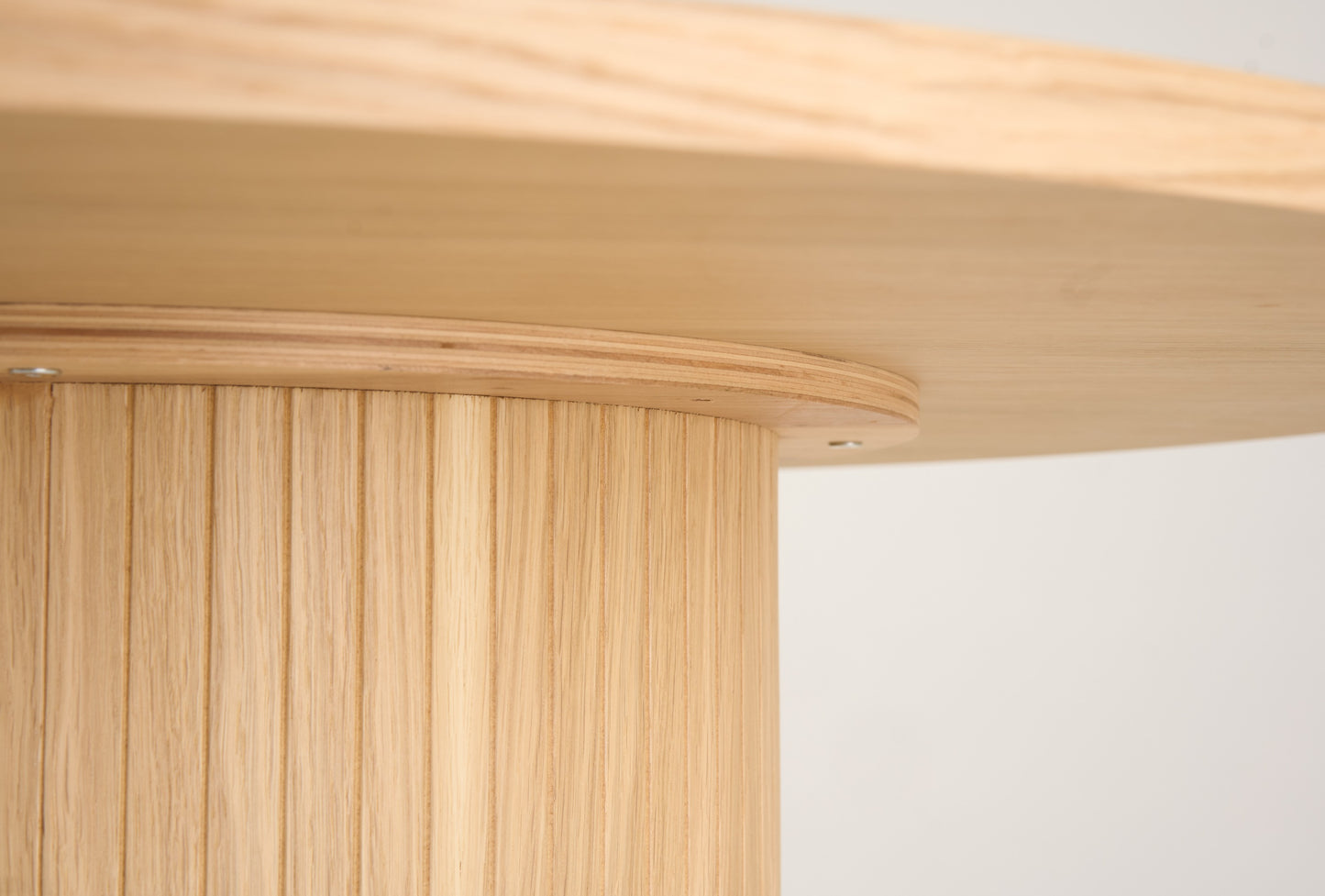Modrest Miami Modern Natural Oak Oval Dining Table