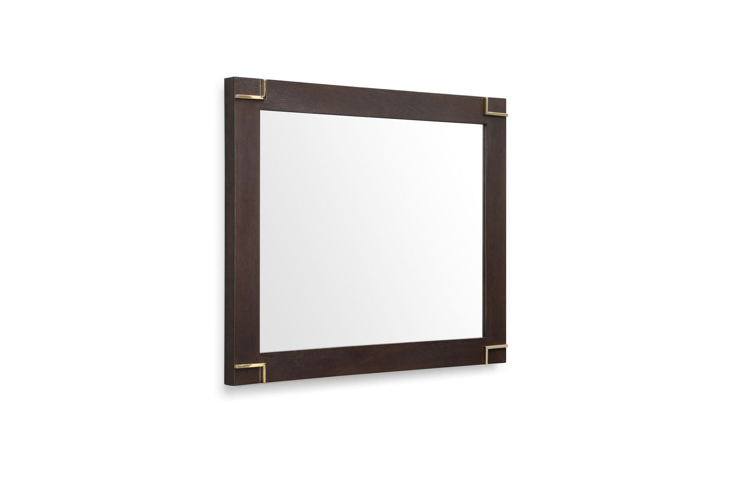 Modrest Moontide Modern Smoked Ash and Gold Mirror