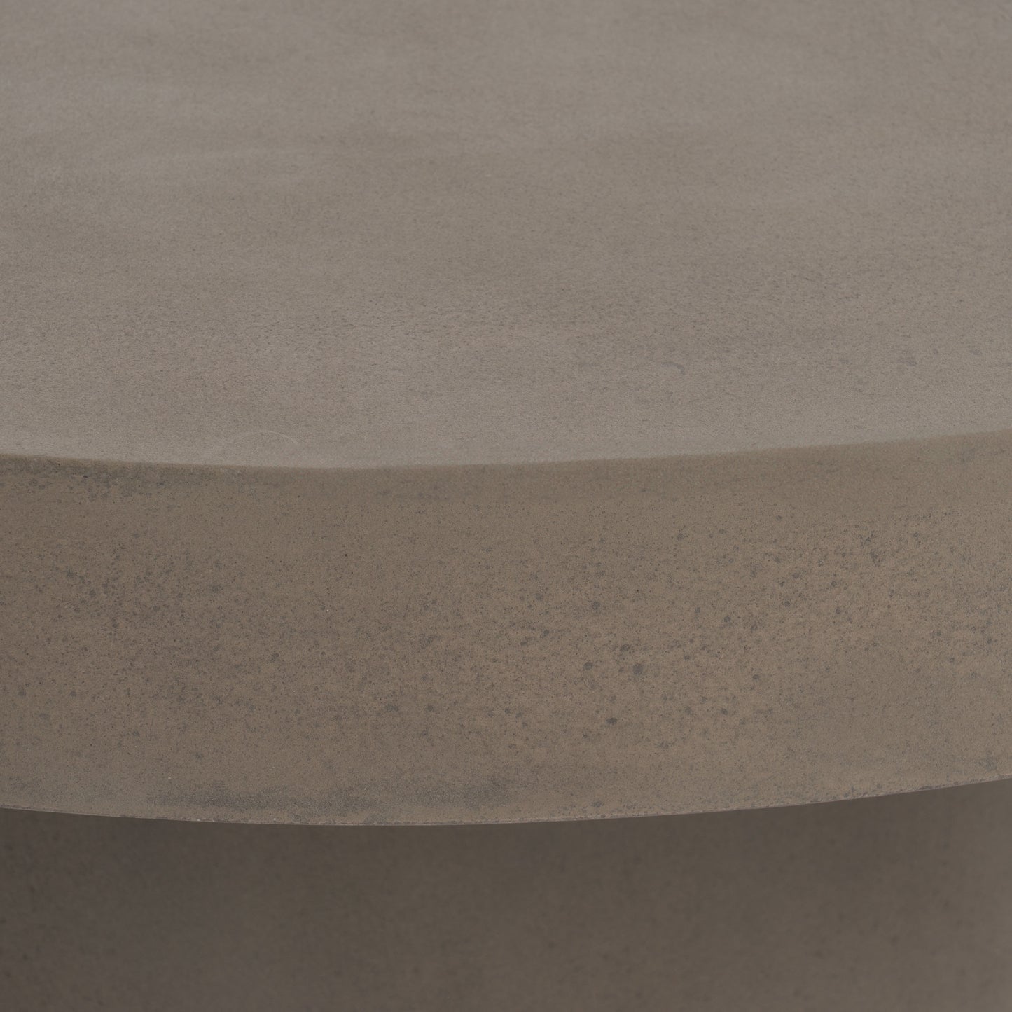 Modrest Morley Modern Round Concrete Coffee Table
