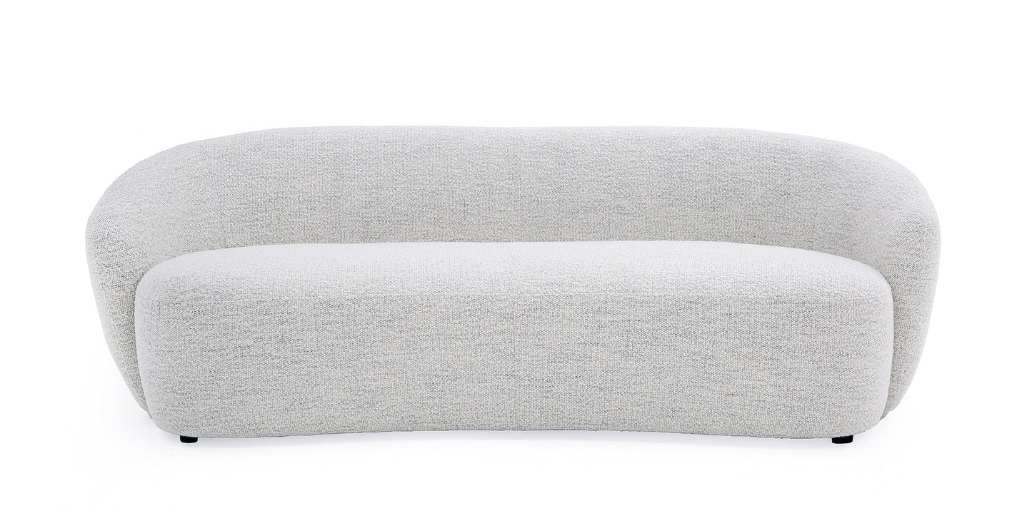 Modrest Omaha Modern Off White Fabric Sofa