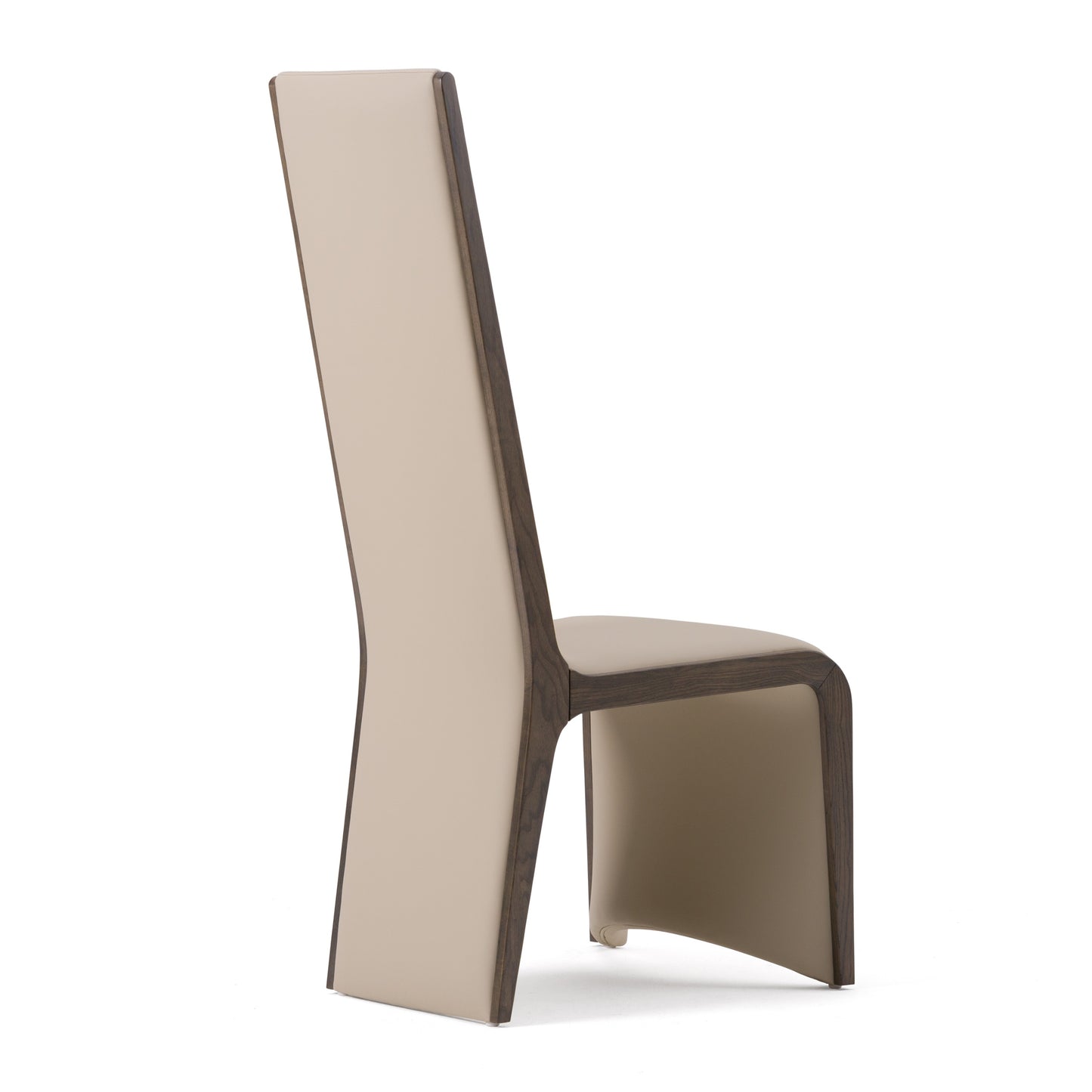 Modrest Pacer Modern Beige and Grey Ash Dining Chair