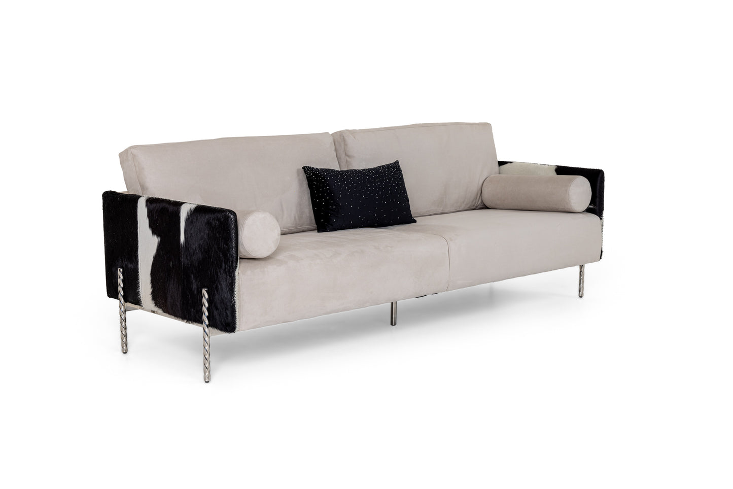 Divani Casa Pueblo Modern Cow-hide Sofa