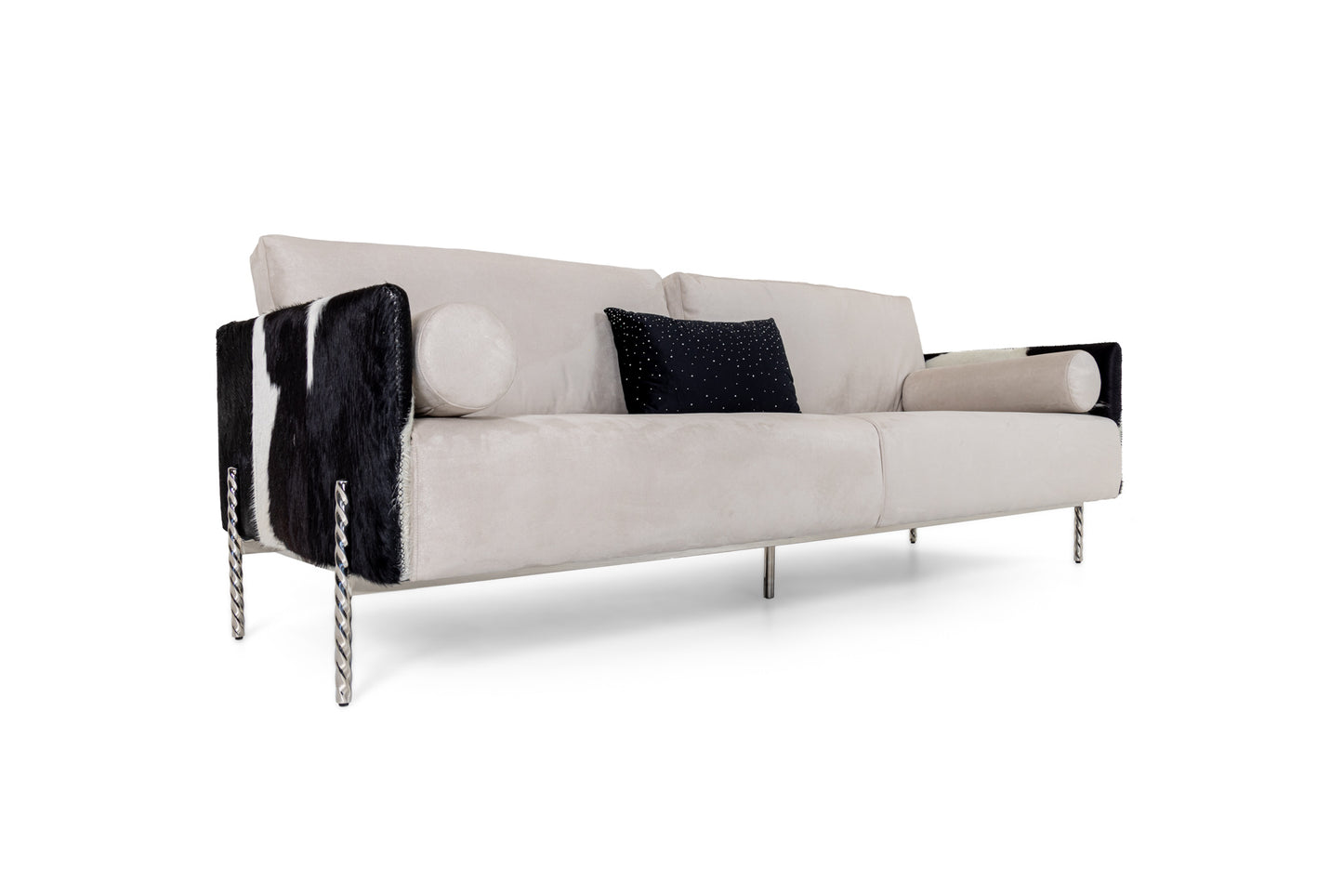 Divani Casa Pueblo Modern Cow-hide Sofa