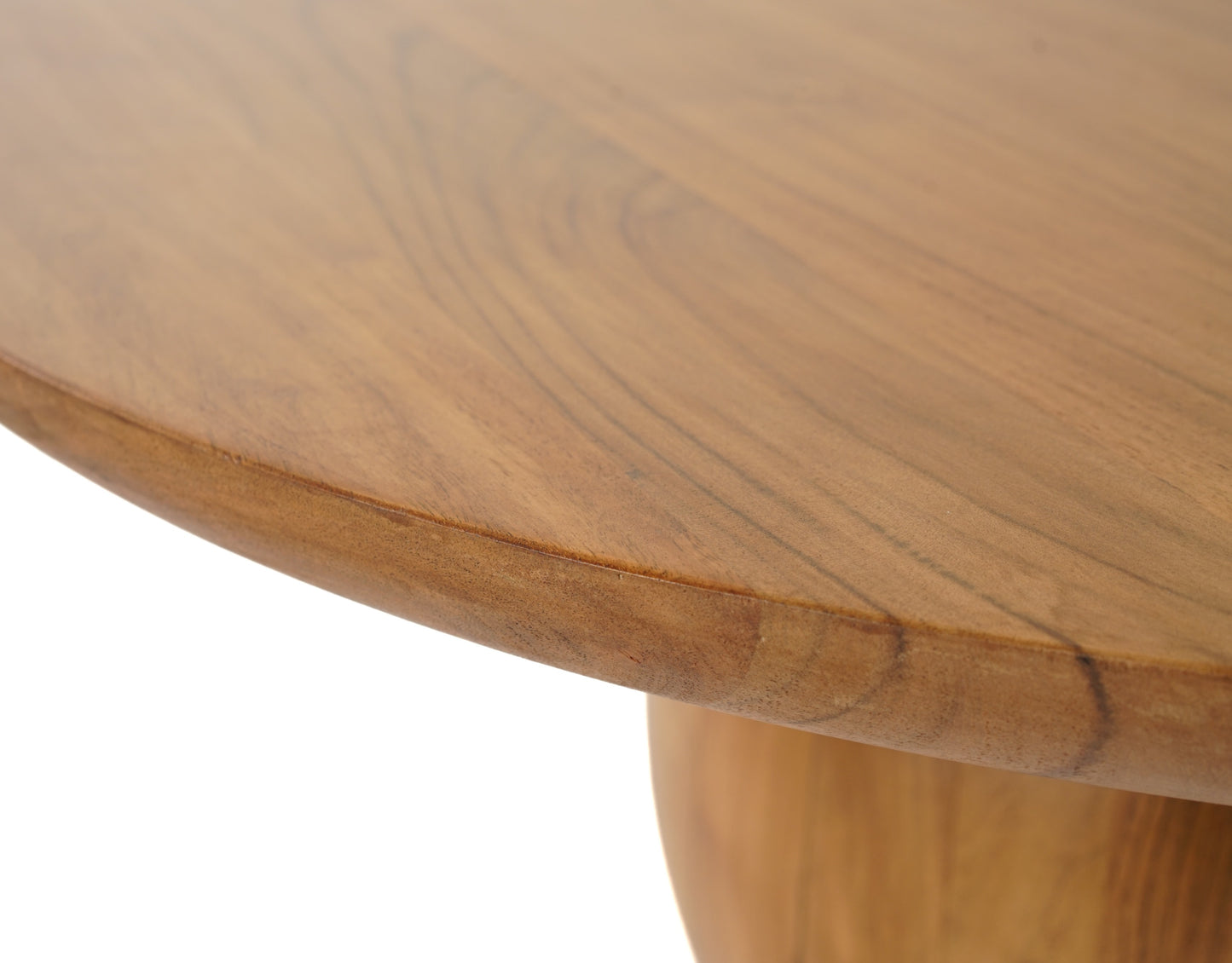 Modrest Refugio Modern Acacia Round Coffee Table