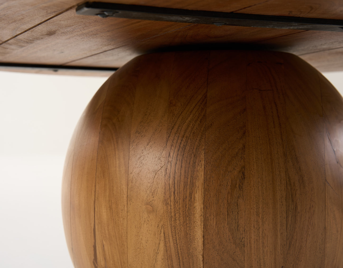 Modrest Refugio Modern Acacia Round Coffee Table