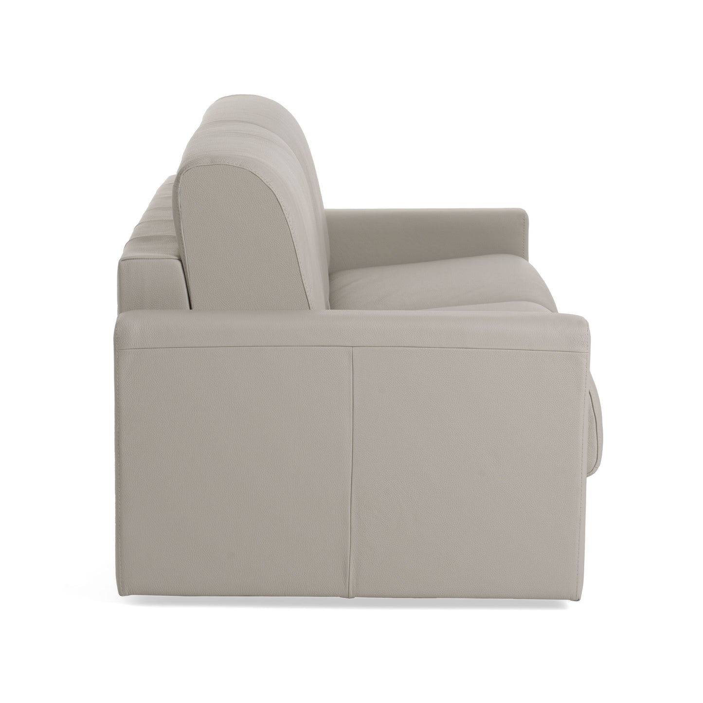 Lamod Italia Revers Italian Modern Grey Leather Queen Sofabed