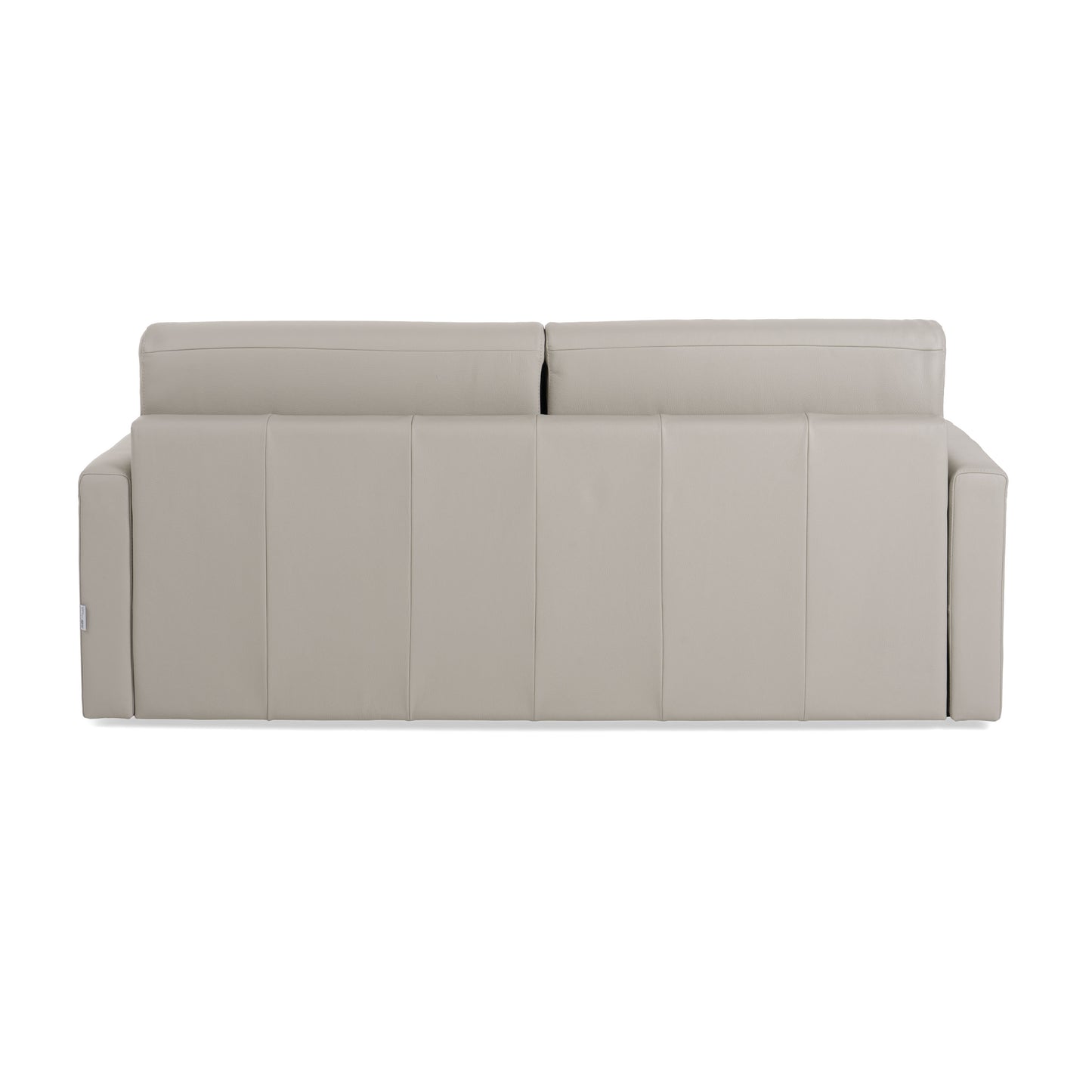Lamod Italia Revers Italian Modern Grey Leather Queen Sofabed