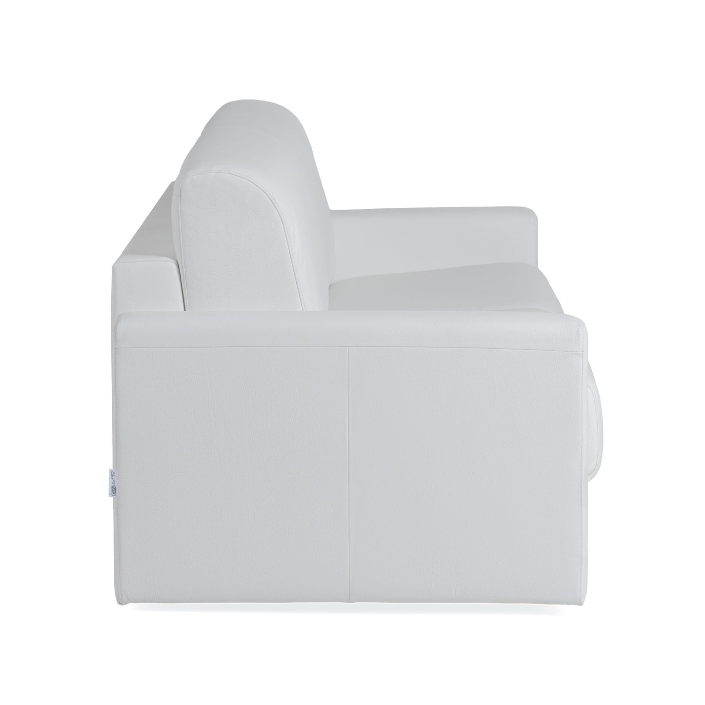 Lamod Italia Revers Italian Modern White Leather Queen Sofabed