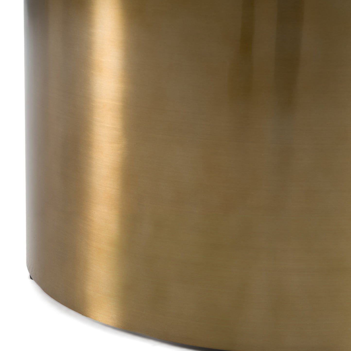 Modrest Rocky Glam White and Gold Coffee Table