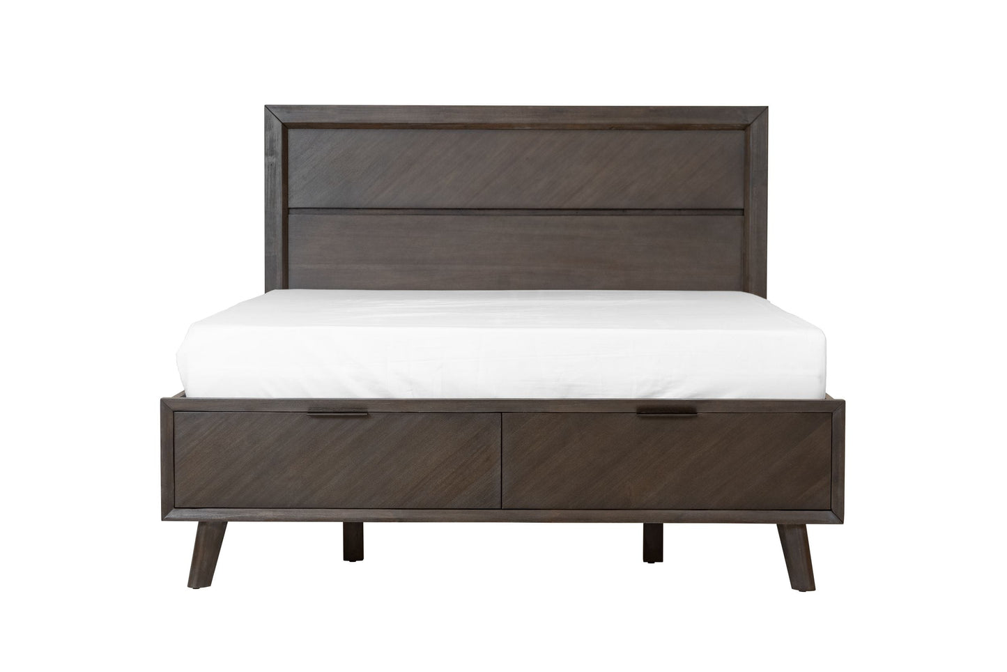 Modrest Roger Queen Mid-century Acacia Bed