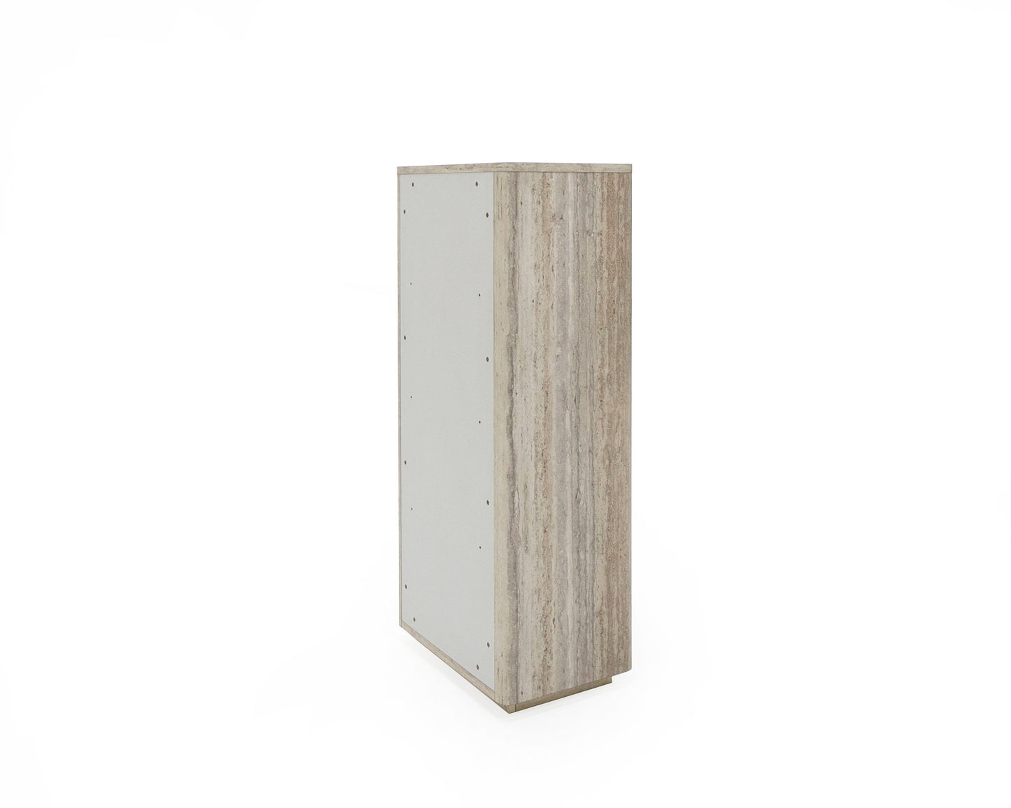 Nova Domus Roma Modern Faux Travertine Gold Bookcase