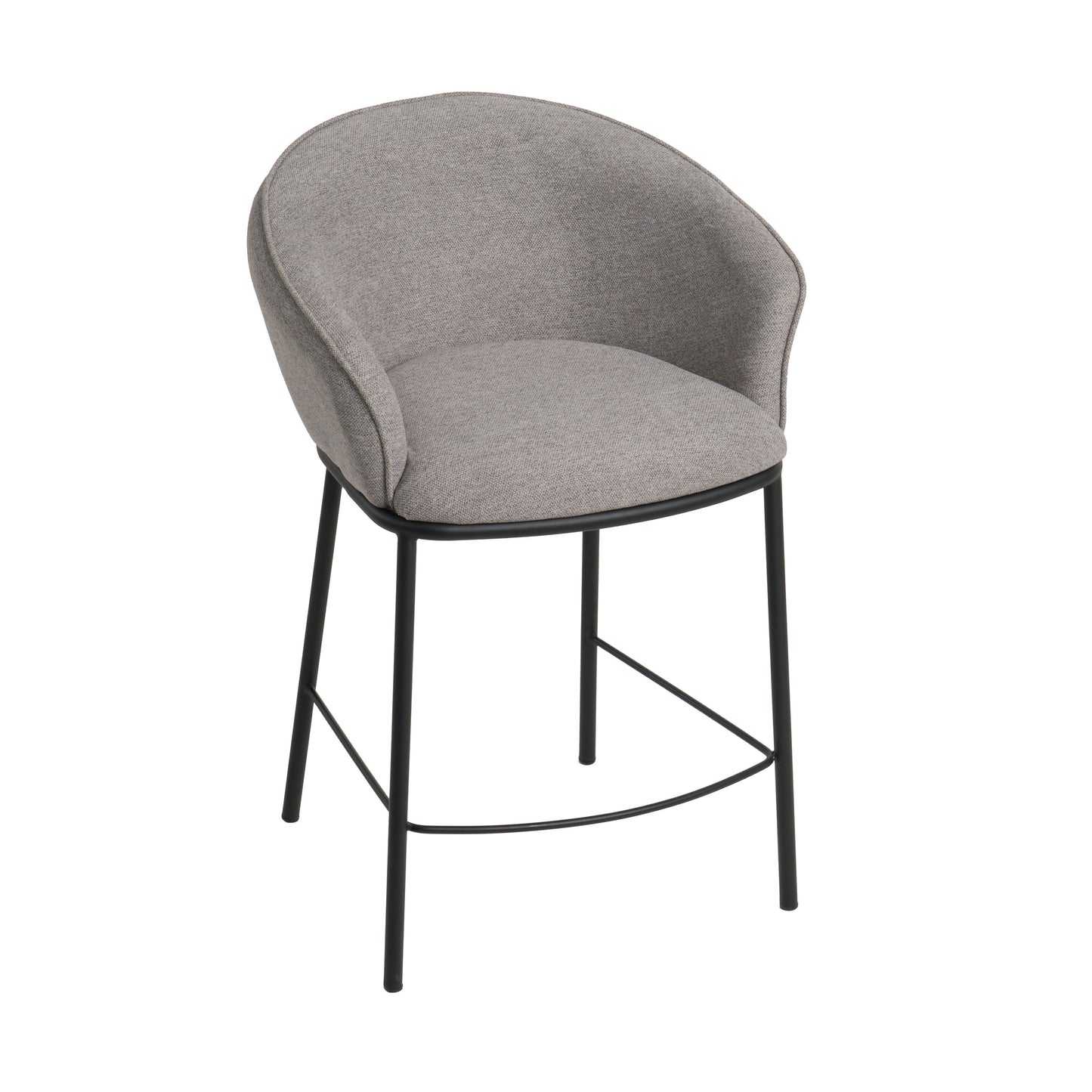 Modrest Rumi Modern Grey Counter Stool