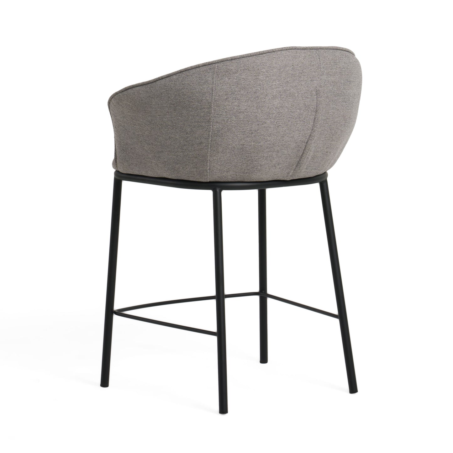 Modrest Rumi Modern Grey Counter Stool
