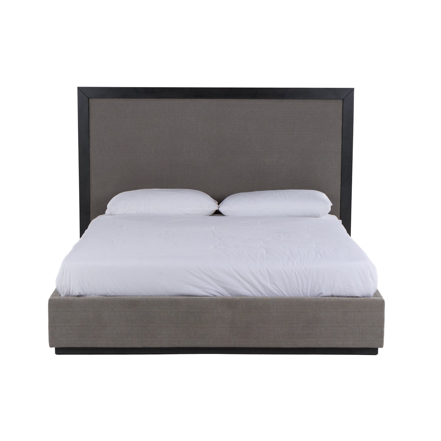 Nova Domus Santa Barbara Modern Grey Fabric Grey Wash Bed