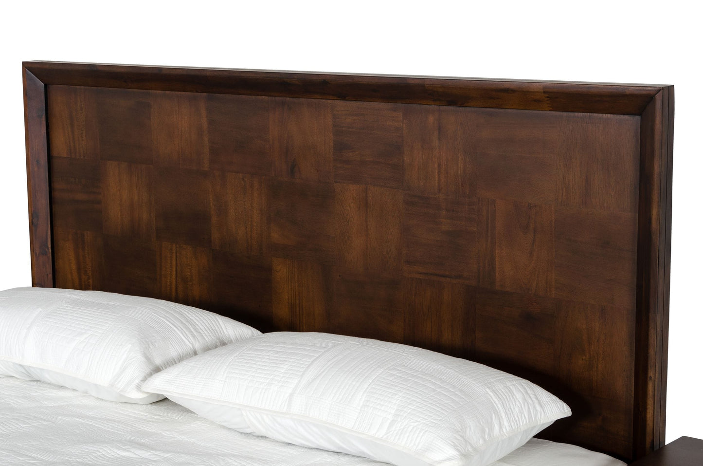 Modrest Shane East King Modern Acacia and Brass Bed