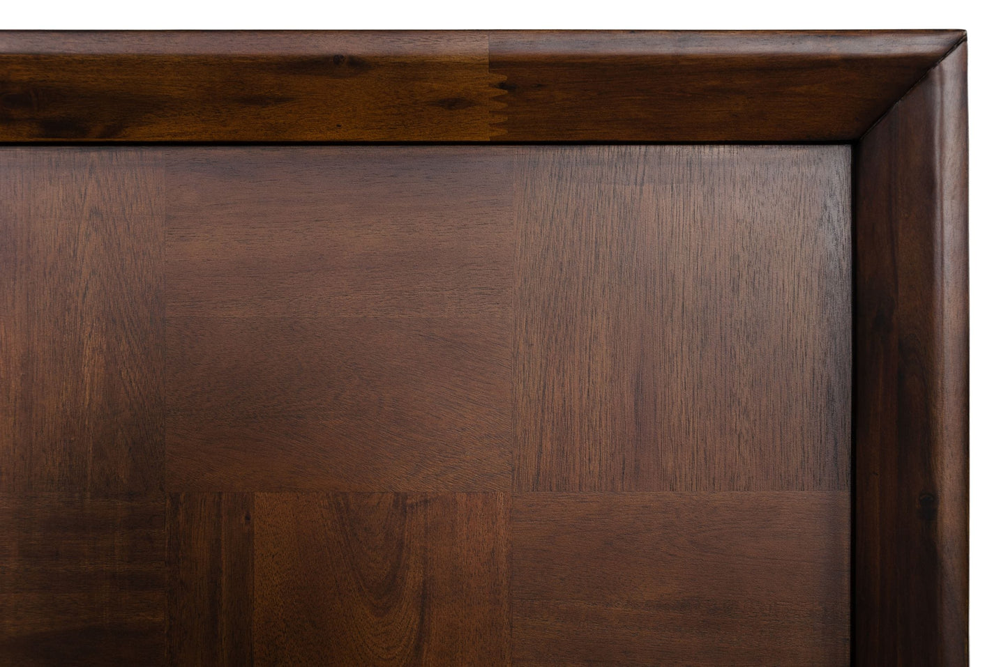 Modrest Shane East King Modern Acacia and Brass Bed