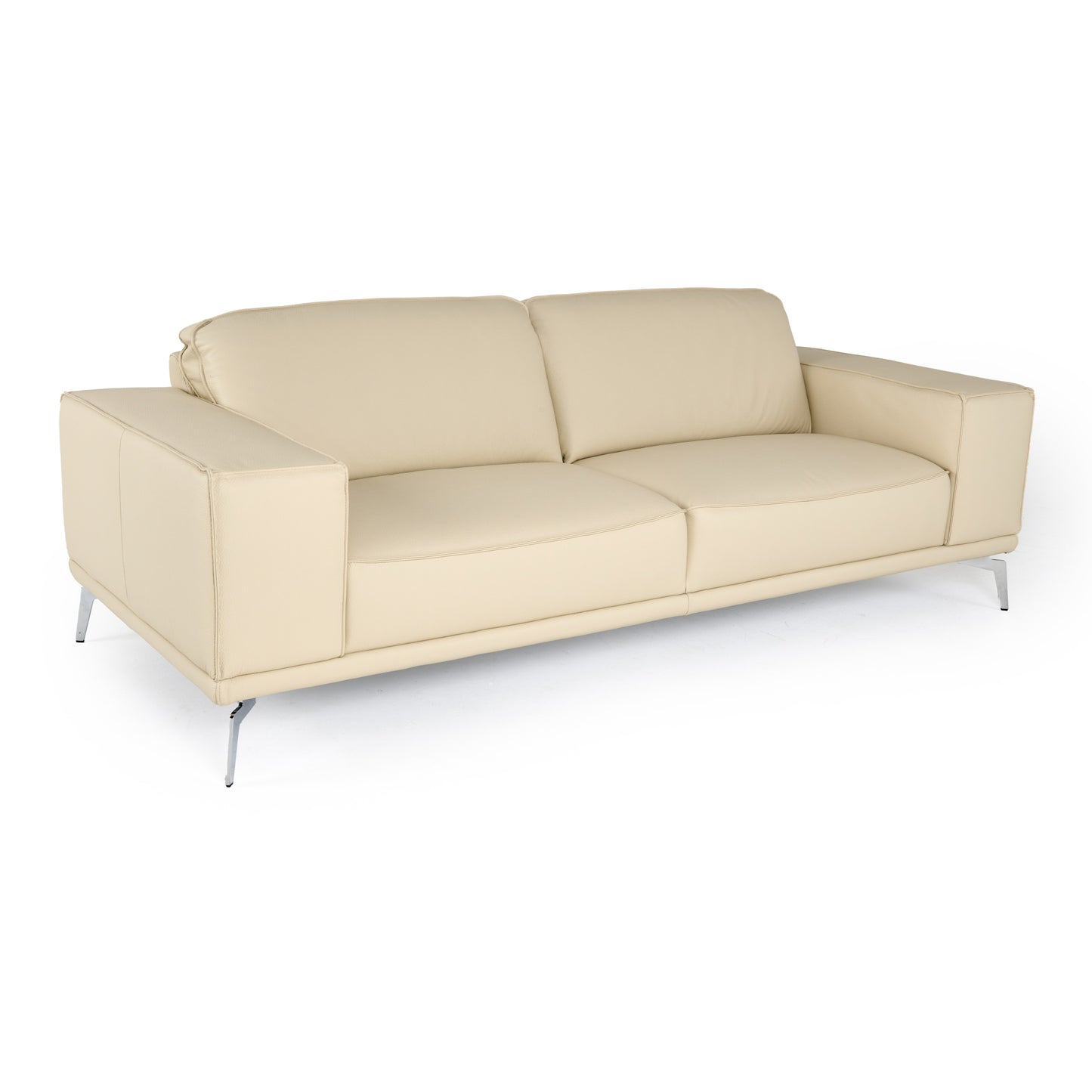 Lamod Italia Soho Italian Off White Leather Sofa