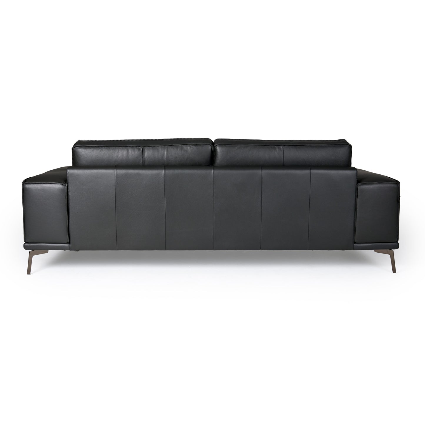 Lamod Italia Soho Italian Grey Nirvana Fume Leather Sofa