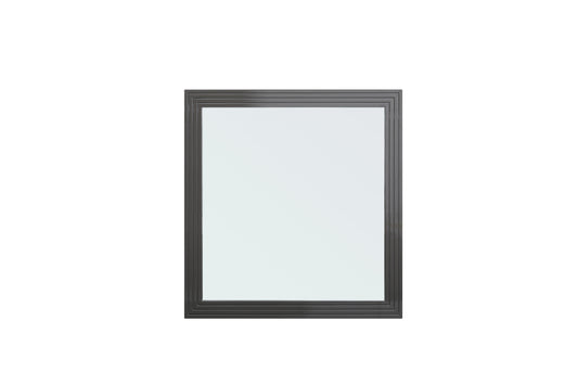 Modrest Splendor Grey High Gloss Slatted MIrror