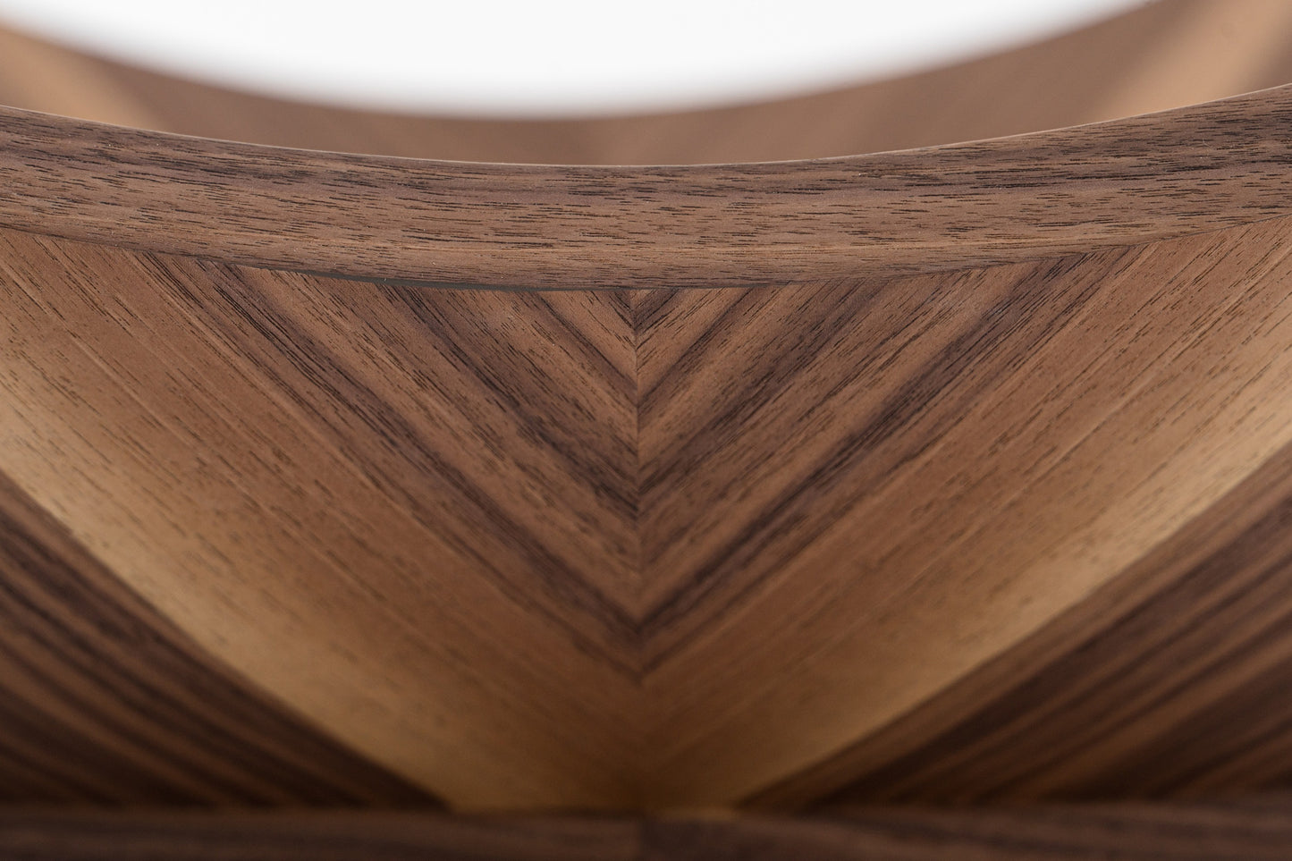 Modrest Sunset Contemporary Glass Walnut Square Coffee Table