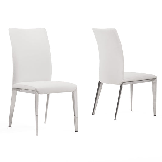 Taryn Modern White Dining Chair