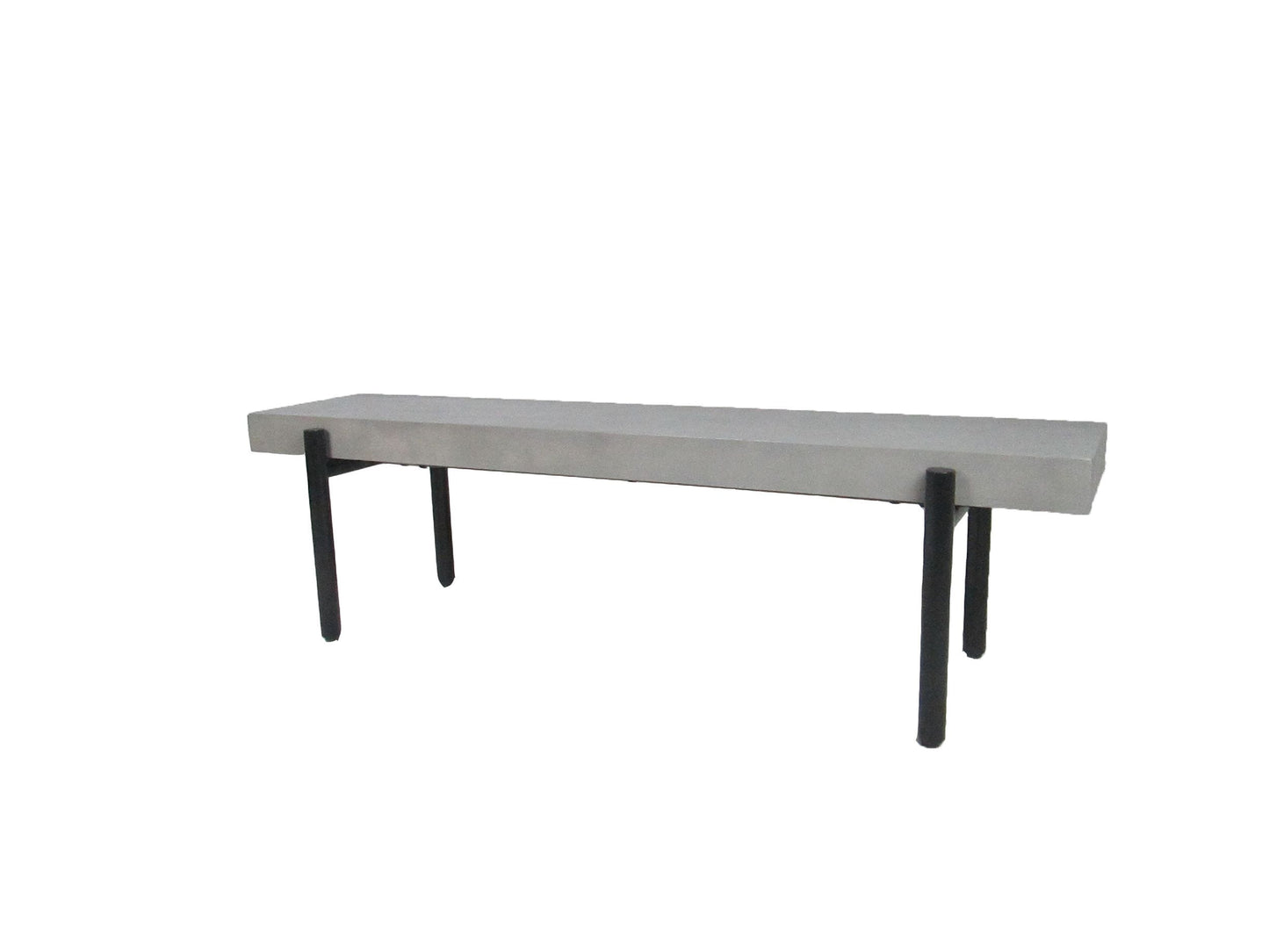 Modrest Timlin Modern Concrete and Metal Bench