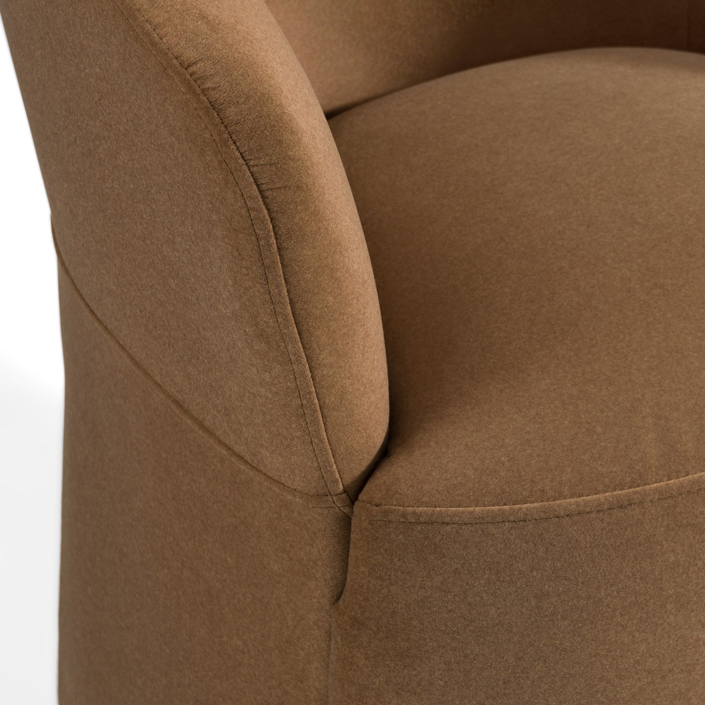 Modrest Timothy Modern Brown Fabric Dining Chair