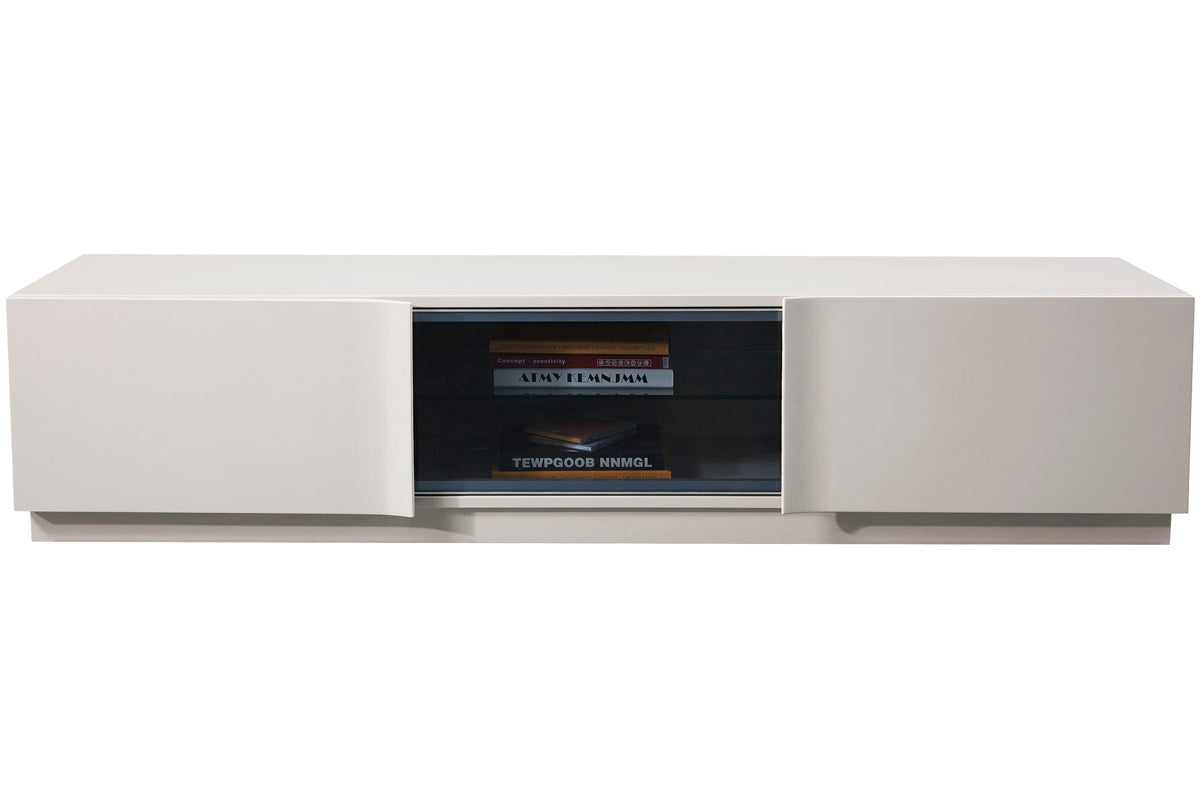 Modrest Lithium Modern Grey Gloss TV Stand