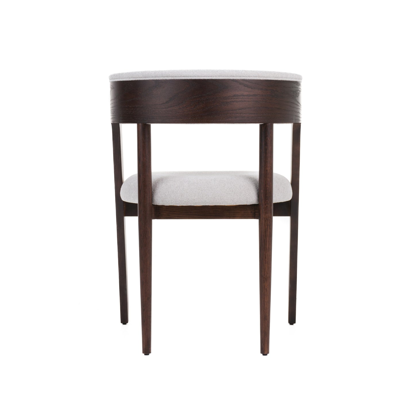 Modrest Vegas Modern Light Grey Walnut Oak Dining Chair