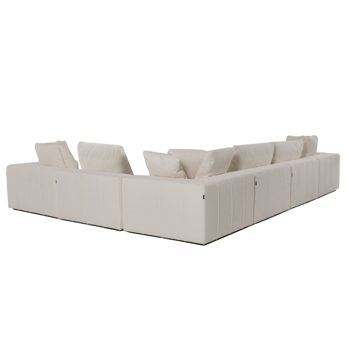 Divani Casa Vicki Modern Off-White Fabric Modular Sectional Sofa