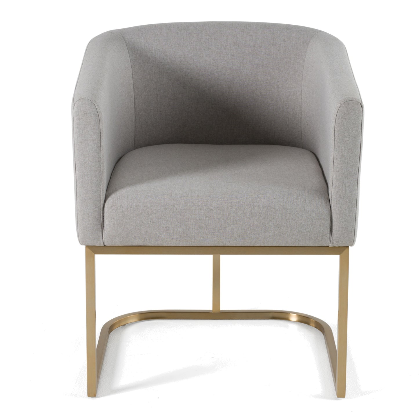 Modrest Yukon Modern Light Grey Fabric Dining Chair