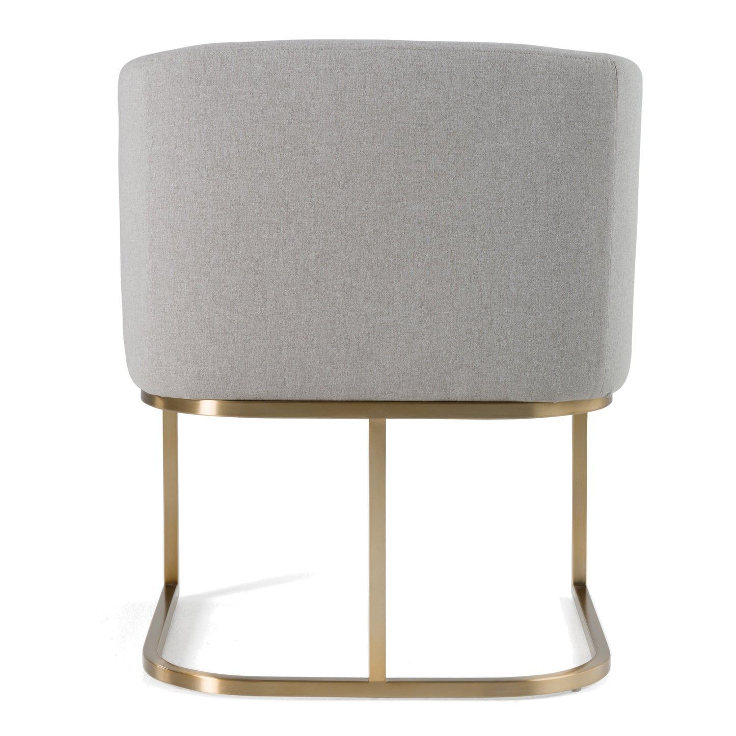 Modrest Yukon Modern Light Grey Fabric Dining Chair