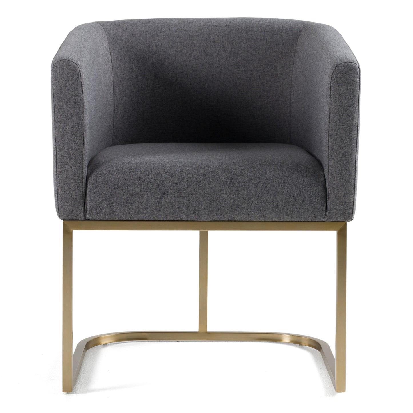 Modrest Yukon Modern Dark Grey Fabric Dining Chair