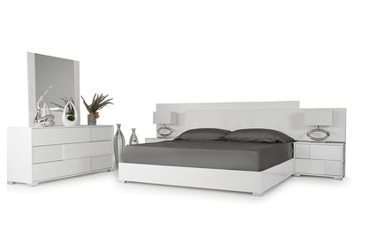 Modrest Monza Italian Modern White Dresser