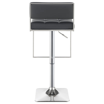 Alameda Adjustable Bar Stool Chrome and Grey