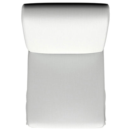 Shawna Upholstered Skirted Dining Chair White (Set of 2)