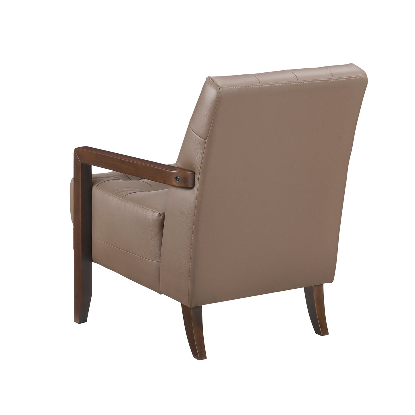 Homelegance Crafton Accent Chair in Rich Brown Upholstery 1010BRW-1