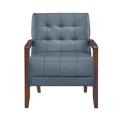 Homelegance Crafton Accent Chair in Blue Fabric with Stylish Design 1010BUE-1