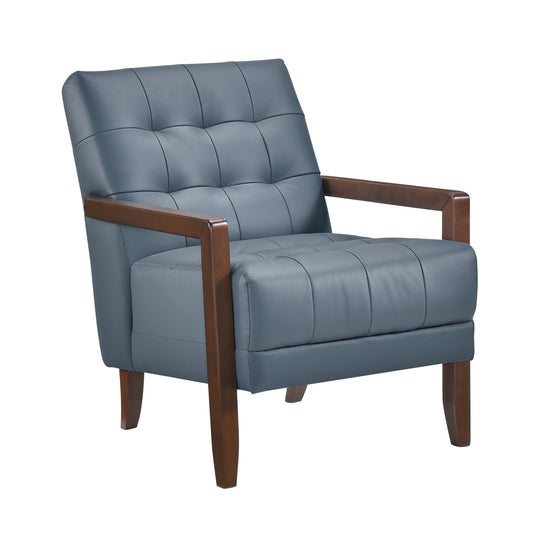 Homelegance Crafton Accent Chair in Blue Fabric with Stylish Design 1010BUE-1