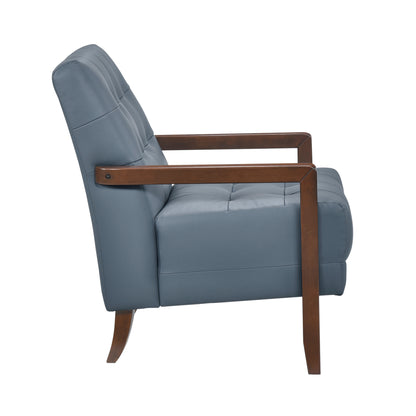 Homelegance Crafton Accent Chair in Blue Fabric with Stylish Design 1010BUE-1