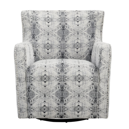 Homelegance Lonita Swivel Accent Chair Multi-color Chenille Upholstery 1025F1S