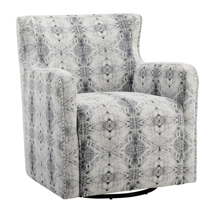 Homelegance Lonita Swivel Accent Chair Multi-color Chenille Upholstery 1025F1S