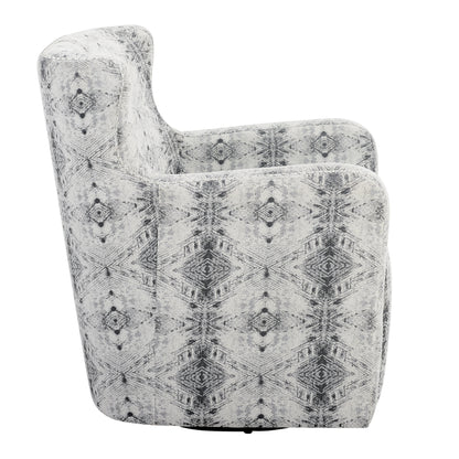 Homelegance Lonita Swivel Accent Chair Multi-color Chenille Upholstery 1025F1S