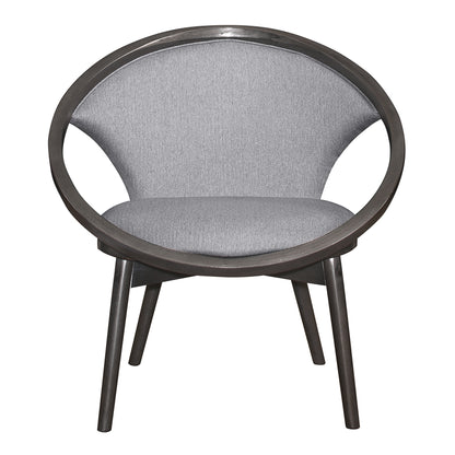 Homelegance Lowery Accent Chair in Gray Tweed Herringbone Fabric 1033F1S