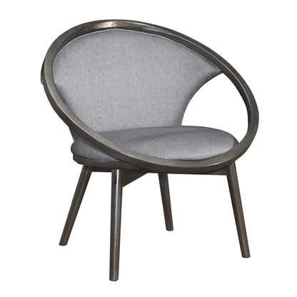 Homelegance Lowery Accent Chair in Gray Tweed Herringbone Fabric 1033F1S